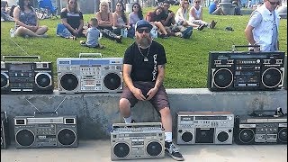 Vintage 80s Boombox Meets Venice Beach 2017 [upl. by Montanez773]