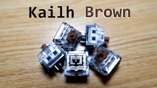 Kailh Brown switch review [upl. by Tarton962]