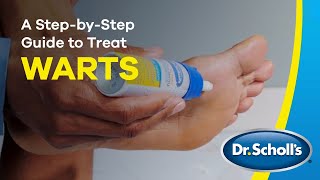 Dr Scholls  How To Use CLEAR Away® Wart Remover Plantar for Feet [upl. by Worthington]