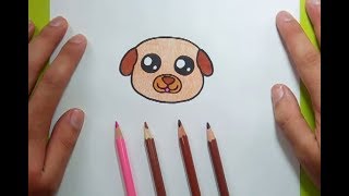 Como dibujar un perro paso a paso 41  How to draw a dog 41 [upl. by Hsima]