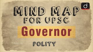 MindMaps for UPSC  Governor Polity [upl. by Esinert]