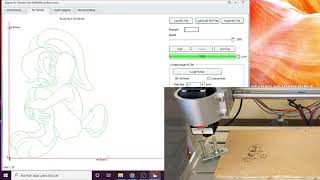 Tutorial grabado láser con router CNC 3018  GRBL  Gcode  LiteFire [upl. by Pasia380]