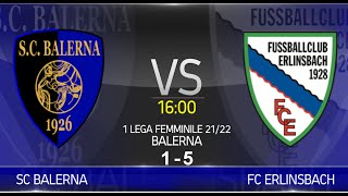 SC Balerna VS FC Erlinsbach 1° Lega 2122 [upl. by Bill671]