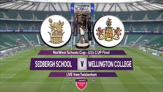 Natwest Schools Cup 2016 U15 Cup Final Highlights  Sedbergh School v Wellington College [upl. by Arlinda]