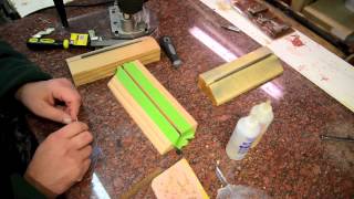 DIY fret file for fretting luthier custom tools for guitar building [upl. by Winnifred]