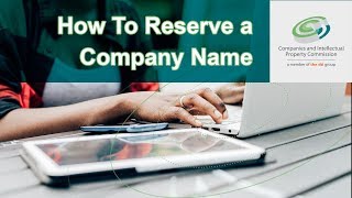 How to Reserve a Company Name [upl. by Nalod477]