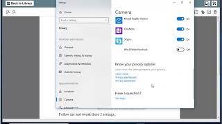 Change camera amp microphone privacy settings in Windows 10 2023 Updated [upl. by Assilanna]