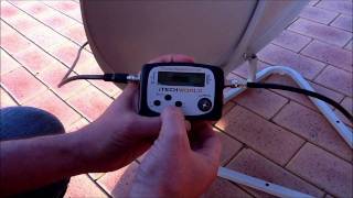 Satellite Finder meter how to use [upl. by Aerdnat419]