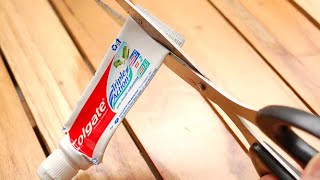 HOW TO MAKE a REUSABLE Toothpaste Tube [upl. by Adnawad]