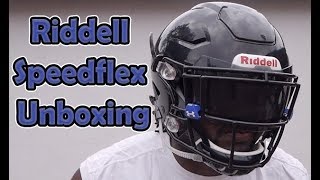 Riddell Speedflex Helmet  SportsUnlimitedInccom Football Helmet Unboxing [upl. by Ajidahk]