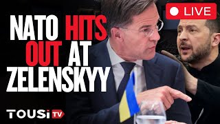 🚨 LIVE NATO Boss WARNS Zelenskyy [upl. by Enilatan]