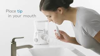 How to Use the Waterpik™ Aquarius Professional Water Flosser [upl. by Normie]