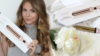 HOW I STYLE MY HAIR LAnge Curling Wand Review amp Demo [upl. by Halland]