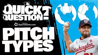 What is the difference between pitches And why are there so many  Quick Question MLB Originals [upl. by Avaria]