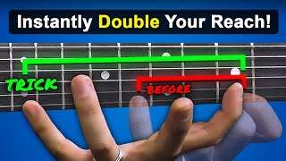 Reach MORE Frets Instantly Using this SIMPLE Trick any hand size [upl. by Batruk]