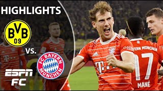 Borussia Dortmund vs Bayern Munich  Bundesliga Highlights  ESPN FC [upl. by Sinclair58]