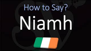 How to Pronounce Niamh CORRECTLY Irish Names Pronunciation [upl. by Laerdna]