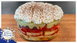 TRADITIONAL ENGLISH TRIFLE  THE PERFECT CHRISTMAS DESSERT [upl. by Ahtelra]