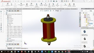 How to design Vertical Axis Wind Turbine in Solidworks [upl. by Prentice]