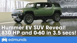 Hummer EV SUV Reveal  GM Adds an Electric SUV to GMCs Lineup  Pics Price HP Range amp More [upl. by Enilasor]