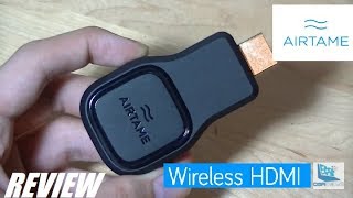 REVIEW Airtame Wireless HDMI DongleAdapter [upl. by Namie137]