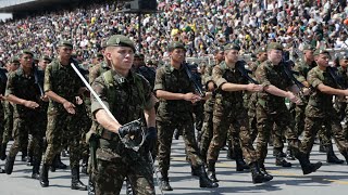 DESFILE CÍVICO MILITAR SP  EXÉRCITO BRASILEIRO [upl. by Matheson]