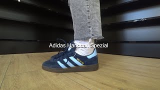 Adidas Handball Spezial BD7633 Blue Onfeet Review  sneakersby [upl. by Corell]