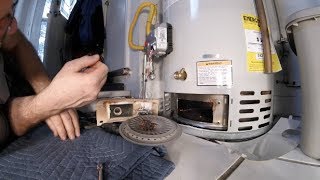 HOW TO CLEAN YOUR GAS WATER HEATER FILTER [upl. by Eirrehc581]