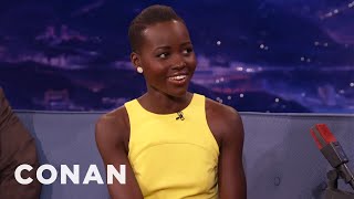 Lupita Nyongo Wasnt Prepared For Massachusetts Winters  CONAN on TBS [upl. by Duer]