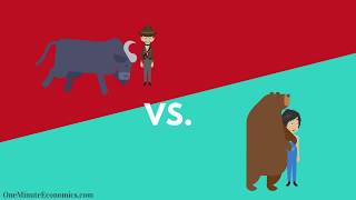 Bull and Bear Markets Bullish vs Bearish Explained in One Minute From Definition to Examples [upl. by Ayomat662]