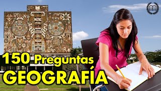 150 Preguntas GEOGRAFÍA 🌎🌍 Examen UNAM [upl. by Xer514]