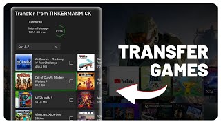 Transfer Games from Xbox One to Xbox Series XS [upl. by Acirretahs628]