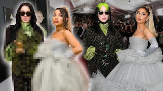 Recreating Billie and Arianas 2020 Grammy Looks CHALLENGE [upl. by Joann]