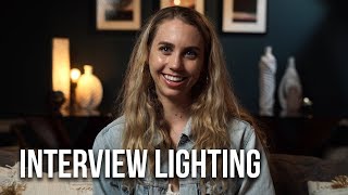 How to Light an Interview  5 Quick Easy Setups [upl. by Aihseyn535]