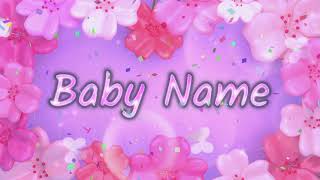 Baby Name Reveal Video [upl. by Azile]