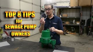 8 Things Sewage Pump Owners NEED to Know [upl. by Ximenes]