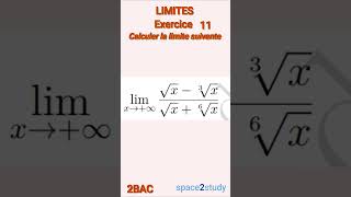 Exercice 11 Limites 2BAC Maths [upl. by Thornburg414]