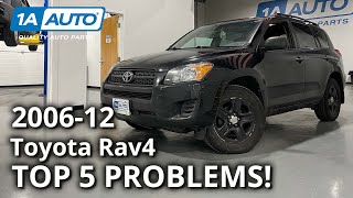 Top 5 Problems Toyota RAV4 SUV 3rd Generation 20062012 [upl. by Valaree]