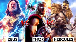 Thor Vs Zeus Vs Hercules  Fight Comparison  In Hindi  BNN Review [upl. by Honan]