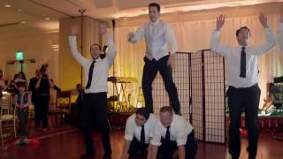 Funny Surprise Groomsmen Dance At Wedding With Bride Reaction [upl. by Wrench]