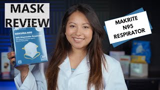 Makrite N95 Respirator Amazon Mask Review Using NIOSH N95 Testing Standard [upl. by Lilahk]