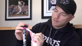 How to Install Lizard Skin Bat Grips  Right amp Left Handed Batter  Axe Bat Handle  99BATScom [upl. by Cash]