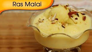 Ras Malai Recipe  How To Make Soft Rasmalai At Home  Popular Indian Sweet Dessert Recipe By Ruchi [upl. by Aihsele]