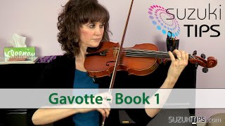 Gavotte  Suzuki Violin Book Learning Tips [upl. by Sephira451]