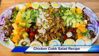 Chicken Cobb Salad  Salad Recipe [upl. by Akiem]