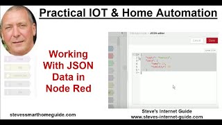 Working With JSON Data in Node Red [upl. by Accissej421]