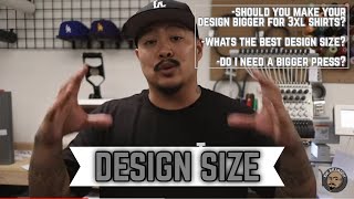 The Best Size For T Shirt Designs [upl. by Gustav]