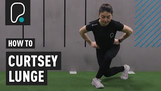 How To Do A Curtsy Lunge [upl. by Eussoj]