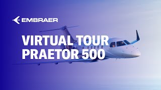 Praetor 500 Virtual Tour  Embraer Executive Jets [upl. by Nehepts304]