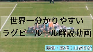 世界一分かりやすいラグビールール解説動画 [upl. by Oakleil139]